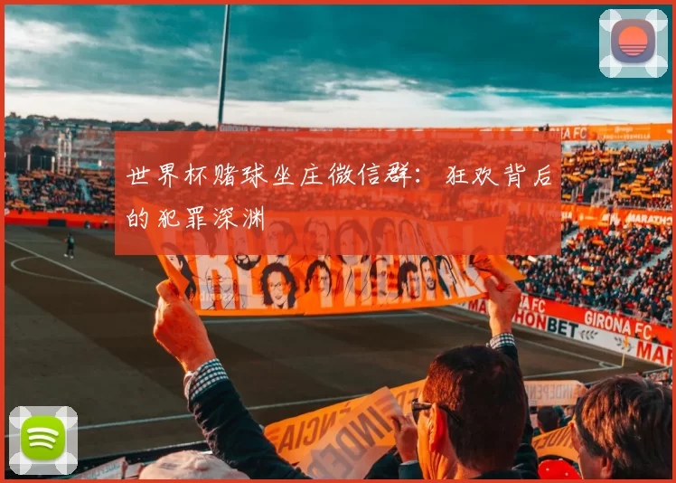 世界杯赌球坐庄微信群:狂欢背后的犯罪深渊